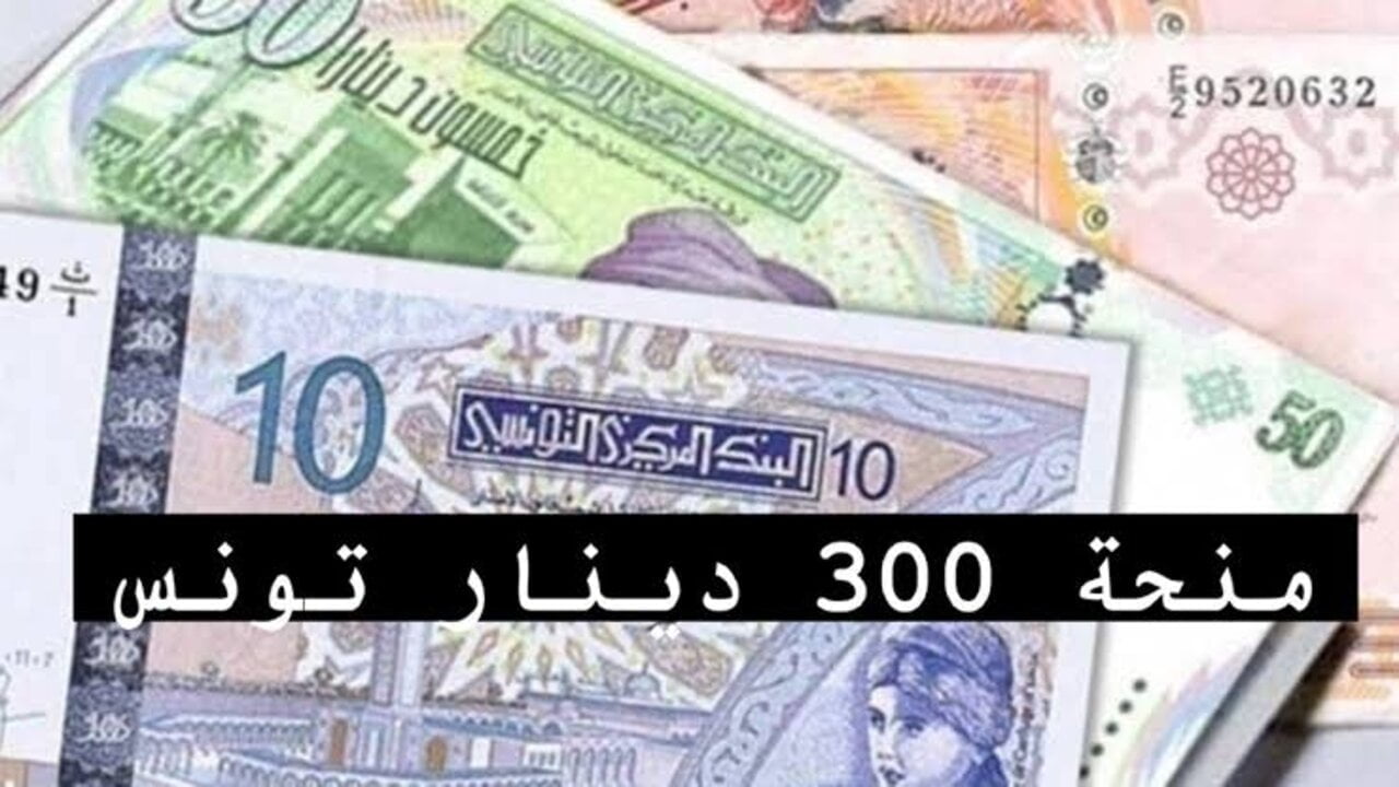  التسجيل في منحة 300 دينار 2024 تونس